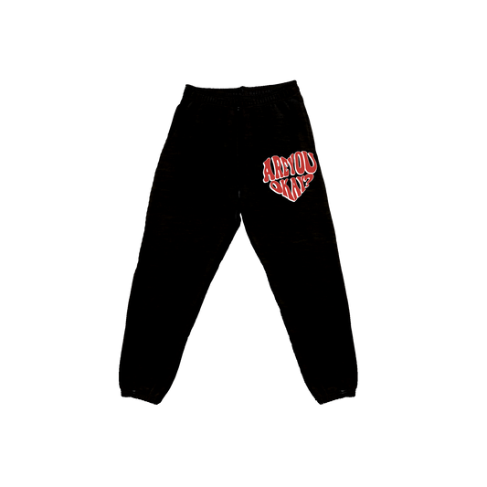 ARE YOU OKAY? JOGGERS BLACK